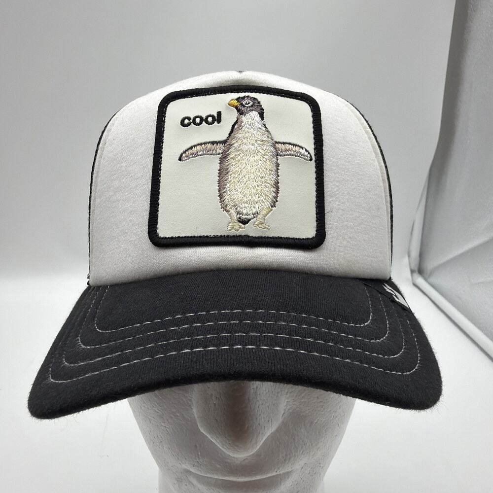 Goorin Bros The Farm Cool Penguin Hat Snapback Mesh Trucker Unisex kids